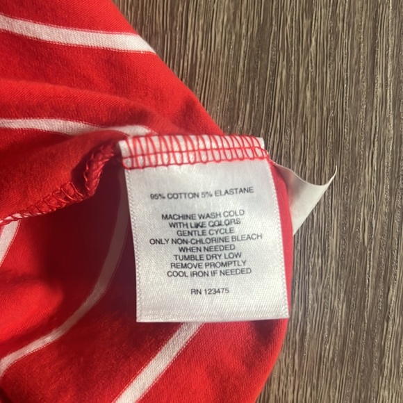 ⭐️ 2 for $15. Jones NY striped tunic blouse stretch comfy top - Picture 7 of 7